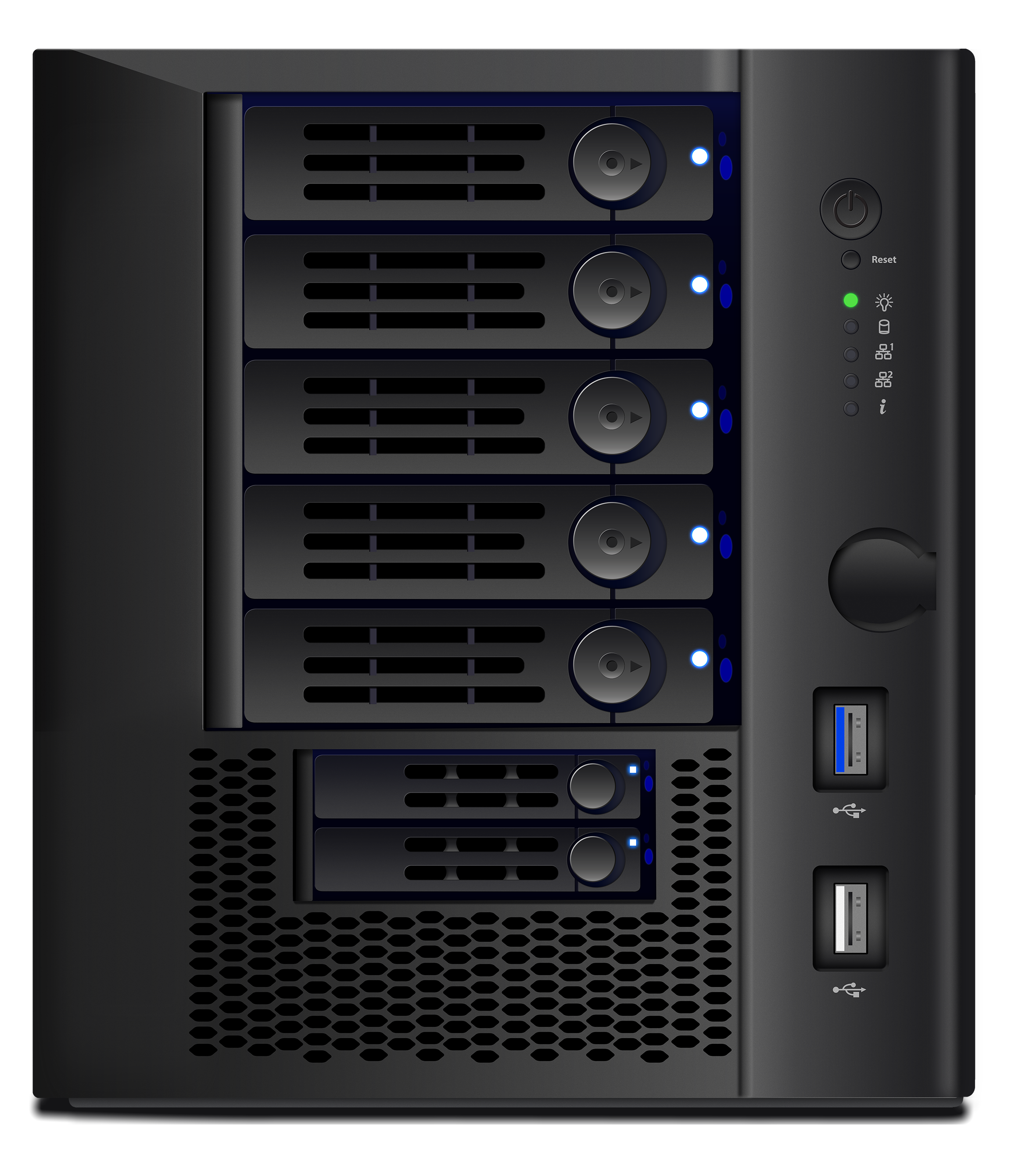 TrueNAS Mini X+ abierto